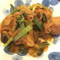 Kawwwna's cooksnap of when they made 小松菜と肉団子の中華炒め.
