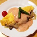 くまみっちー's cooksnap of when they made たらこクリーム＊ふんわり茸オムレツ.