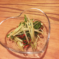 二角形's cooksnap of when they made ＊簡単＊水菜の浅漬け＊.