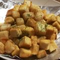 こよみさん's cooksnap of when they made はんぺんとお餅のガーリックレモンソテー.