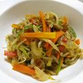 ハナレ's cooksnap of when they made 簡単しらたきチャプチェ.
