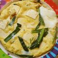 HALmam1234's cooksnap of when they made めんつゆをかけて食べる簡単豚ニラ玉♡.