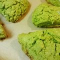 blancluce's cooksnap of when they made ＨＭで♪チョコチップ入りの抹茶スコーン.