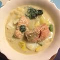 cheesedog's cooksnap of when they made 美味しく脂質カット♡鮭の豆乳クリーム煮.