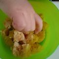 クックX0LEAP☆'s cooksnap of when they made 離乳食完了期☆簡単手づかみ卵ご飯.
