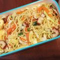 がんちゃんなつき's cooksnap of when they made 冷めてもくっつかない焼きそばお弁当.