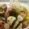 マーミーまま's cooksnap of when they made ミツバチさんのおにぎり（キャラ弁）♪.