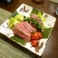 文蔵子's cooksnap of when they made 牛たたきの塩麹入り味噌漬け。.