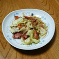 msft5632's cooksnap of when they made ソーセージとキャベツのコンソメ炒め.