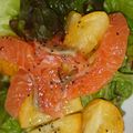 まーほー's cooksnap of when they made 金柑とサーモンのサラダ♪.