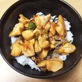 みゆ＾ω＾'s cooksnap of when they made 鶏むね肉の焼き鳥丼　+マヨ.