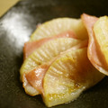 maruru-nn's cooksnap of when they made 大根のベーコンはさみ焼き.