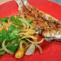 crowcrow's cooksnap of when they made ★グルクンバター醤油にんにく焼き★減塩♪.
