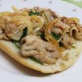 みっくママ's cooksnap of when they made 春待ち♡豚バラ三つ葉照り炒めトースト！.