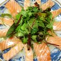 マラガの空's cooksnap of when they made 簡単！☆サーモンとホタテのカルパッチョ☆.