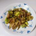 むこ☆すた's cooksnap of when they made 牛肉とアボガドのわさび炒め.