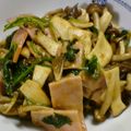 thin☆'s cooksnap of when they made ★ほうれん草とｷﾉｺのｵｲﾏﾖ炒め★.