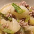ひま☆まま's cooksnap of when they made かぶとひき肉の煮物（すぐできる煮物）.