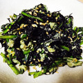 fumik_a's cooksnap of when they made 簡単もう一品！からし菜のゴマゴマ炒め.