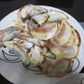 akra's cooksnap of when they made おつまみ★餃子の皮でパリっとろ～.