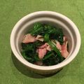 ナピト's cooksnap of when they made オイスターソースで旨☆ほうれん草ベーコン.
