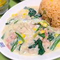 YUH♡ママ's cooksnap of when they made ほうれん草のクリーム煮.