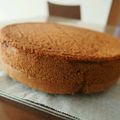 クックE4HQIM☆'s cooksnap of when they made ココアスポンジ（18センチ丸型）.