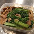 Sun Flover's cooksnap of when they made 野沢菜と豚肉のピリ辛炒め！.