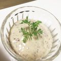 lovemoco's cooksnap of when they made 本当に豆腐？ラムレーズンクリーム.