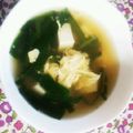 なっちゃんなす子's cooksnap of when they made 【副菜】とろ～り豆腐のニラ玉スープ.