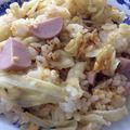 スローライフさん's cooksnap of when they made キャベツと魚肉ソーセージのチャーハン.