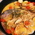 コハダちゃん's cooksnap of when they made 鯛のアクアパッツァ.