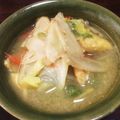 たなかno's cooksnap of when they made ★野菜いっぱい★豚肉と根菜のお味噌汁.