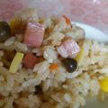 ぴんくるびぃ's cooksnap of when they made ブロックベーコンで和風な!炊き込みごはん.