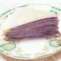 ｕｒｕｔａｎｍａｍ's cooksnap of when they made 紫いものスイートポテトミルクレープ.