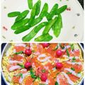 〜お鶴〜's cooksnap of when they made 絹さや コンパクトに冷凍保存.