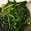 ☆Chee＊'s cooksnap of when they made ３分で完成☆中華風ほうれん草炒め.