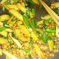 英理恵's cooksnap of when they made 簡単☆納豆入りのジャガイモにら炒め.