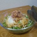 ダイナマイト漆黒's cooksnap of when they made 新玉ねぎと水菜の粒マスタード味サラダ！.