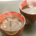 スタイリッシュママ's cooksnap of when they made 白玉入りこしあんでお汁粉.