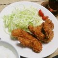 ナカリョウ's cooksnap of when they made フライパンで簡単！しっとり♡ささみフライ.