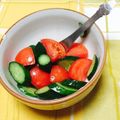 ヒヨコマメ☆'s cooksnap of when they made すぐ出せる♪トマトとキュウリのマリネ.