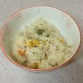 毒苺。's cooksnap of when they made 炊飯器で簡単エビピラフ.