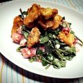 ☆meguchi☆'s cooksnap of when they made カリカリチキンとクレソンのサラダ.