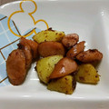 ひなゆあ♡'s cooksnap of when they made じゃがいもとウインナーのマヨカレー炒め.