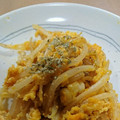 kuri168's cooksnap of when they made 簡単で節約！もやしの卵炒め☆キムチの素で.