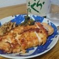 ダイナマイト漆黒's cooksnap of when they made 胸肉の豆板醤味噌漬け焼き.