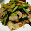 ☆こはくいろ☆'s cooksnap of when they made 菜の花と豚肉のマヨ炒め.