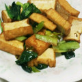 クック9JYC6J☆'s cooksnap of when they made 厚揚げと小松菜の麺つゆ炒め.
