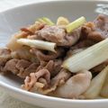 kachimachi's cooksnap of when they made 豚肉と長ネギの大葉にんにく醤油炒め♪.